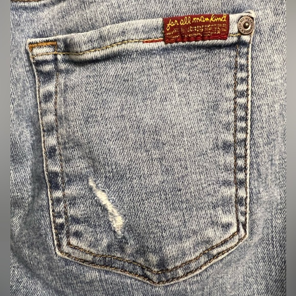 7 For All Mankind High Waist Ankle Skinny Daisy Jeans | Size 26 - Picture 4 of 8